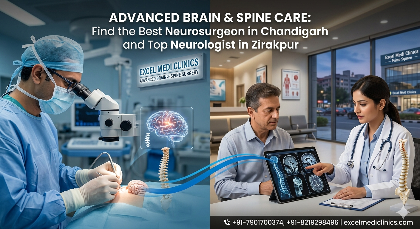 Advanced Brain & Spine Care: Finding the Best Neurosurgeon in Chandigarh and Top Neurologist in Zirakpur